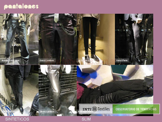 Pantalones slim para hombre moda otoño invierno 2010